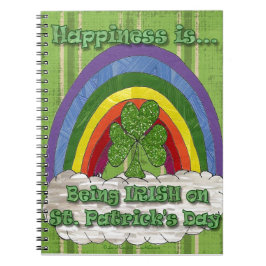 Cuaderno Being Irish On St Patrick's Day