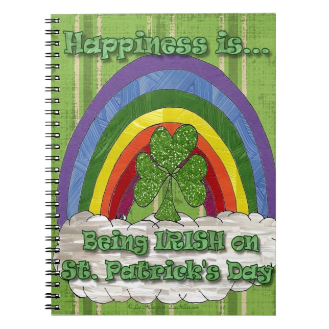 Cuaderno Being Irish On St Patrick's Day (Frente)