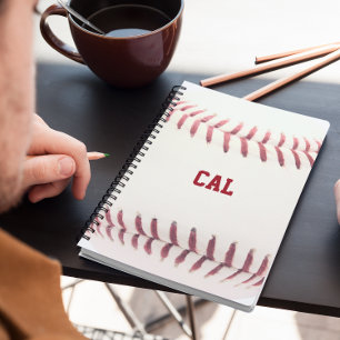 Cuaderno Béisbol Aspecto Personalizado Portátil Espiral