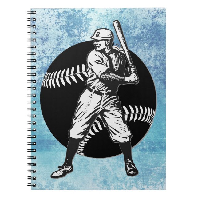 Cuaderno Béisbol: Bloc de notas de época (Frente)