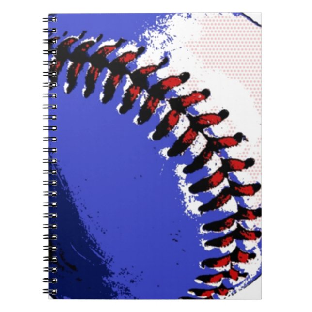 Cuaderno Béisbol de arte pop (Frente)