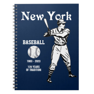 Cuaderno Béisbol de Nueva York - Retro 2023