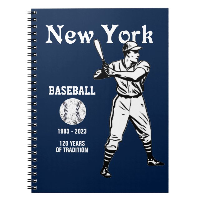 Cuaderno Béisbol de Nueva York - Retro 2023 (Frente)