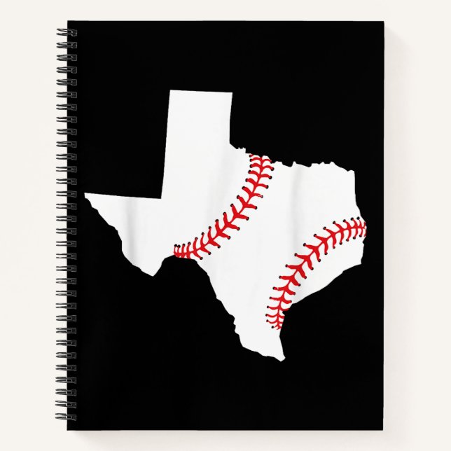 Cuaderno Béisbol de Texas (Anverso)