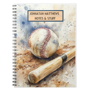 Cuaderno Béisbol de vuelta a la escuela deportes Photo Note