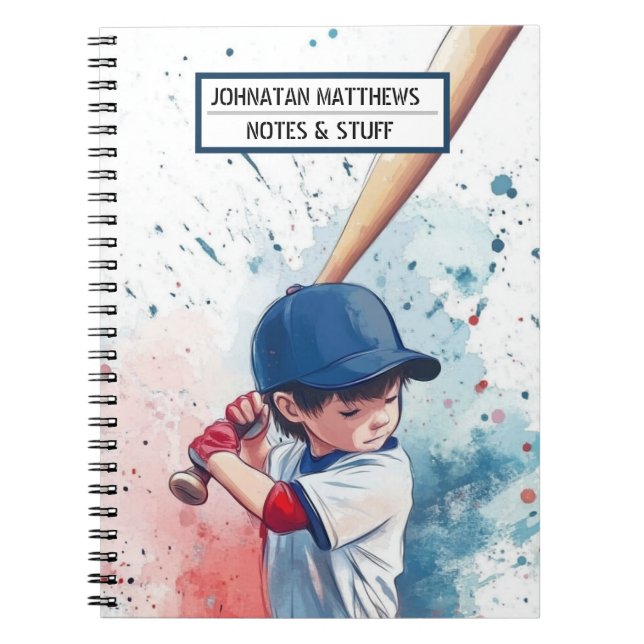 Cuaderno Béisbol de vuelta a la escuela deportes Photo Note (Frente)