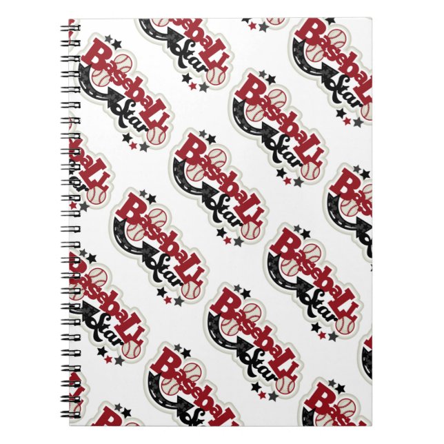 Cuaderno Béisbol/equipo portátil (Frente)