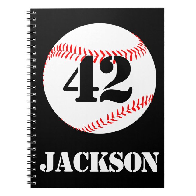 Cuaderno Béisbol o equipos portátiles Personalizado (Frente)