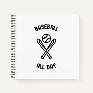 Cuaderno Béisbol todo el día