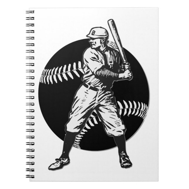 Cuaderno Béisbol: Vintage (Frente)