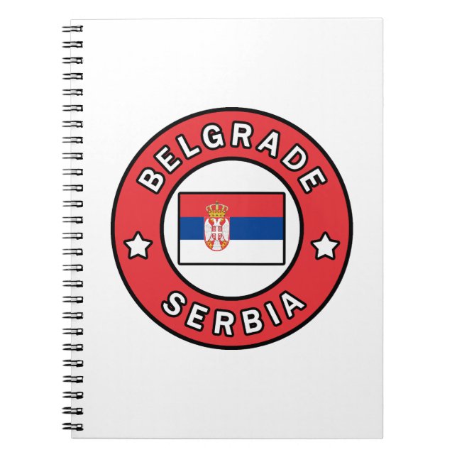 Cuaderno Belgrado Serbia (Frente)