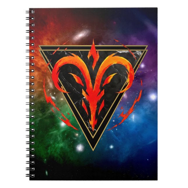 Cuaderno Bélier Zodiaque Cadeau Astrologie (Frente)
