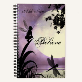 Cuaderno Believe fairy bullet journal Spiral Notebook