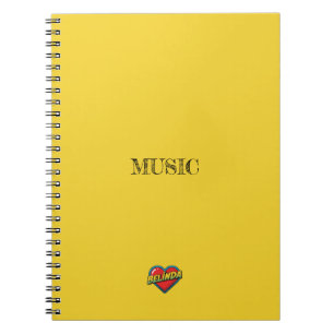 Cuaderno Belinda Corazón Amarillo