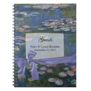 Cuaderno Bella Artes personalizado Boda Rótulo Invitado En