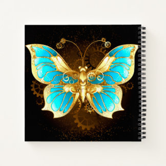 Cuaderno Bella Bloc de notas de mariposa azul