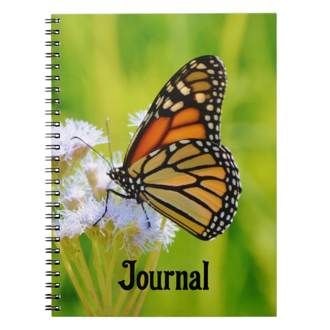 Cuaderno Bella Bloc de notas de Monarch Butterfly (Frente)