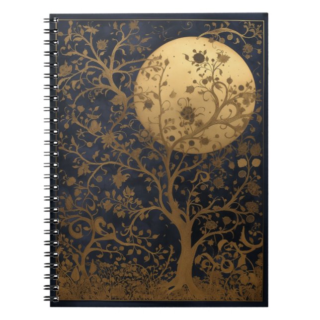 Cuaderno Bella computadora portátil con iluminación de árbo (Frente)