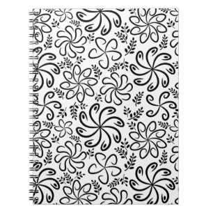 Cuaderno Bella computadora portátil en blanco y negro