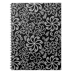 Cuaderno Bella computadora portátil en blanco y negro