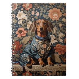 Cuaderno Bella Dachshund Brown | Retrato de Dachshund