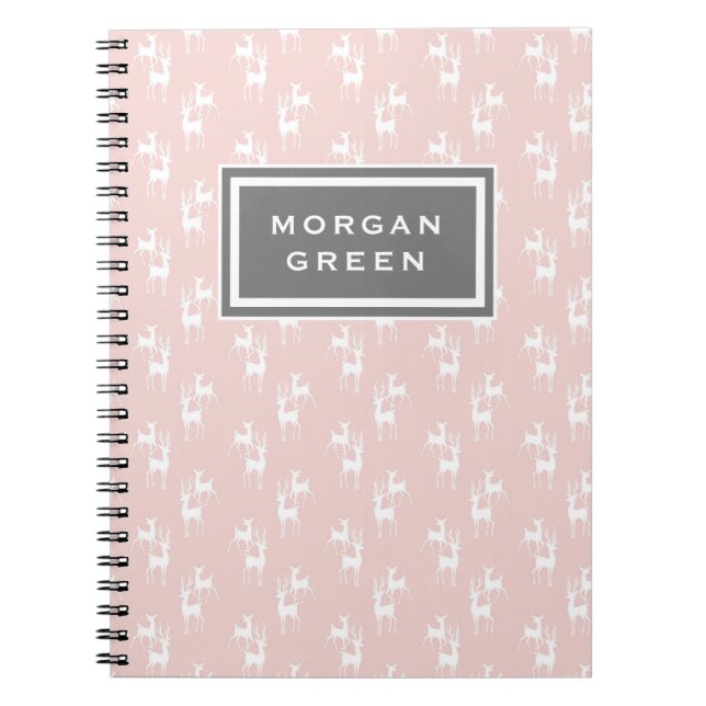 Cuaderno Bella de invierno ⎢ portátil monograma (Frente)