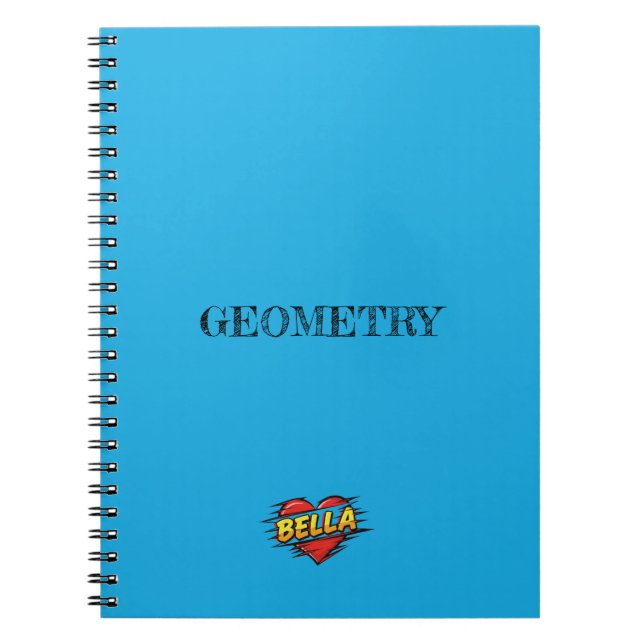 Cuaderno Bella Heart Azul (Frente)