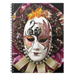 Cuaderno Bella máscara masculina de carnaval