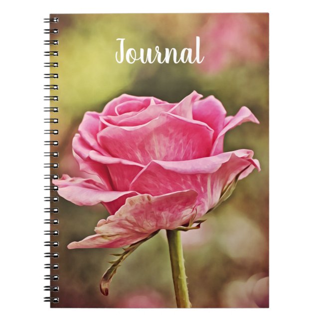 Cuaderno Bella novela de arte rosa rosa rosa (Frente)