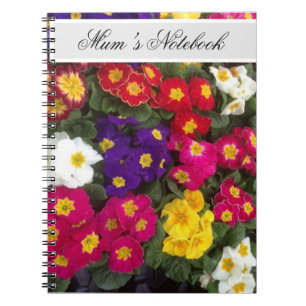 Cuaderno Bella y brillante Bloc de notas de flores Polyanth
