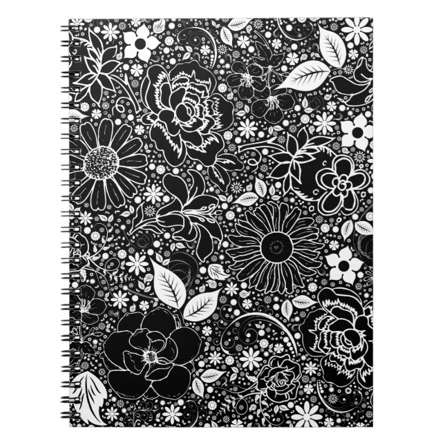 Cuaderno Bellas botánicas LIBRO DE NOTIFICACIÓN ESPIRAL EN  (Frente)