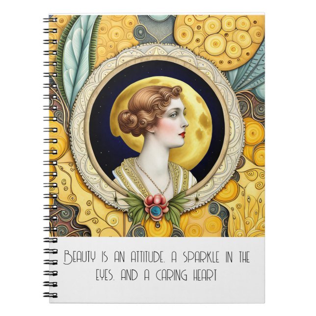 Cuaderno Belleza Art Nouveau (Frente)