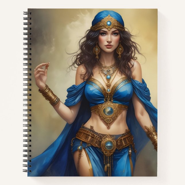 Cuaderno Belleza Azul (Anverso)