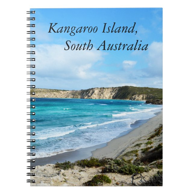 Cuaderno "Belleza capturada: Isla de Kangaroo, línea coster (Frente)