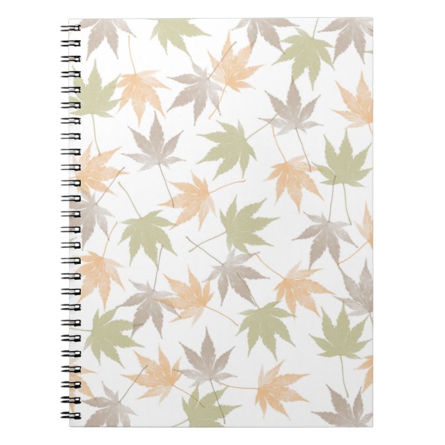 Cuaderno Belleza de hojas de otoño (Frente)