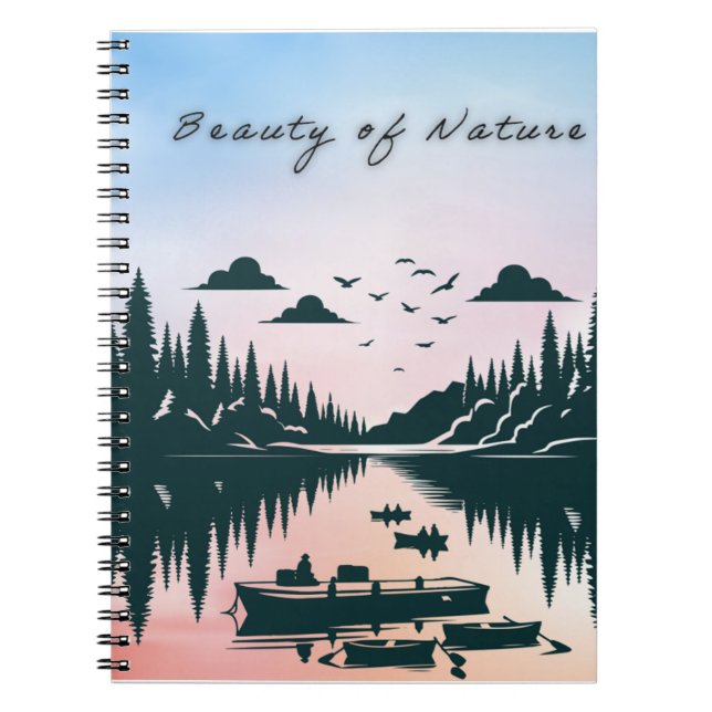 Cuaderno belleza de la naturaleza (Frente)