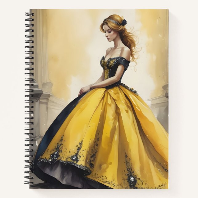 Cuaderno Belleza de Oro y Ébano (Anverso)