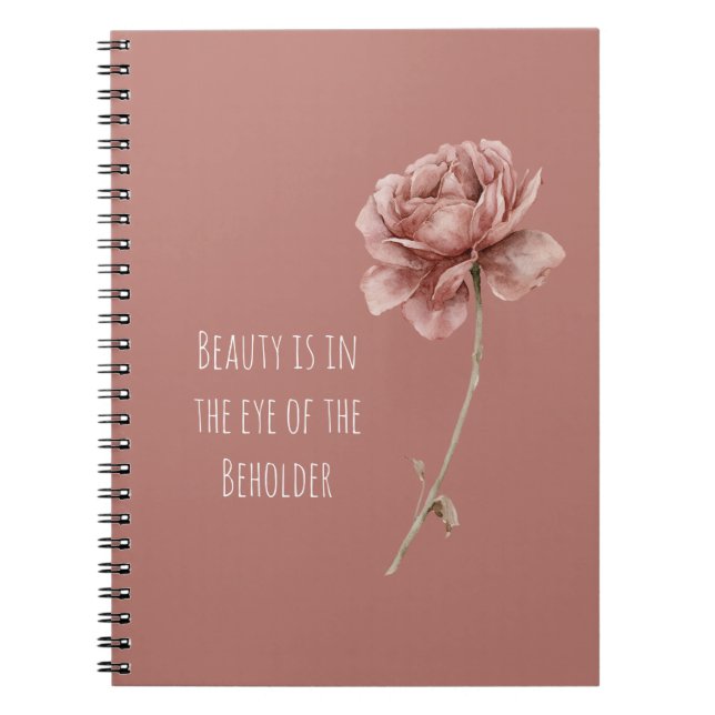 Cuaderno Belleza de Rosa de Borgoña Es (Frente)