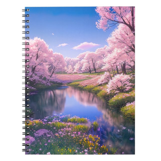 Cuaderno Belleza eterna de la primavera (Frente)
