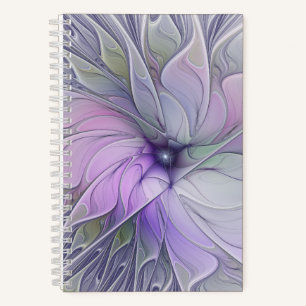 Cuaderno Belleza impresionante Arte fractal abstracto moder