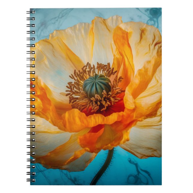 Cuaderno Belleza naranja (Frente)