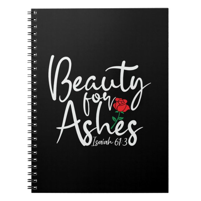 Cuaderno Belleza Por Ashes Black College (Frente)