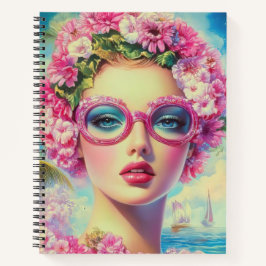 Cuaderno Belleza tropical retro