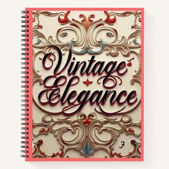 Cuaderno "Belleza vintage eterna" (Anverso)