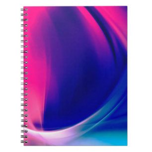 Cuaderno bello abstracto elegante de fondo futurista