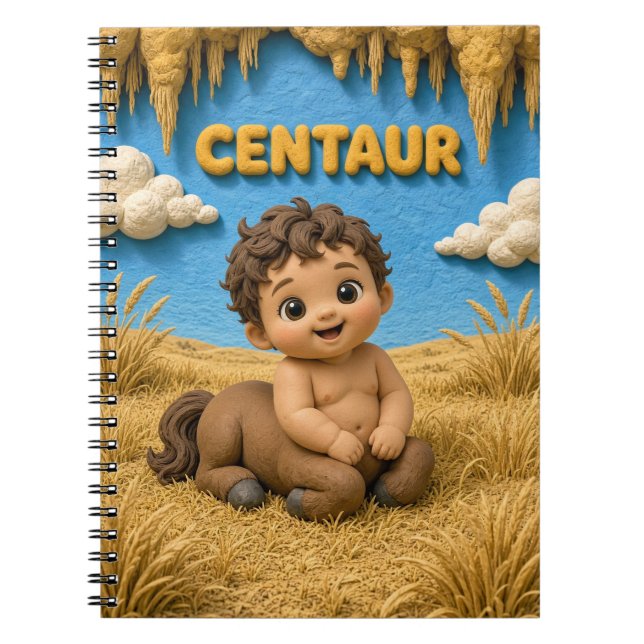 Cuaderno Bello Centauro Bebé, Mitológico (Frente)