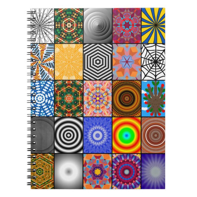 Cuaderno bello color de fondo abstracto, arca (Frente)