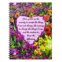BELLO DISEÑO DE FOTOGRAFÍAS DE SERENITY PRAYER