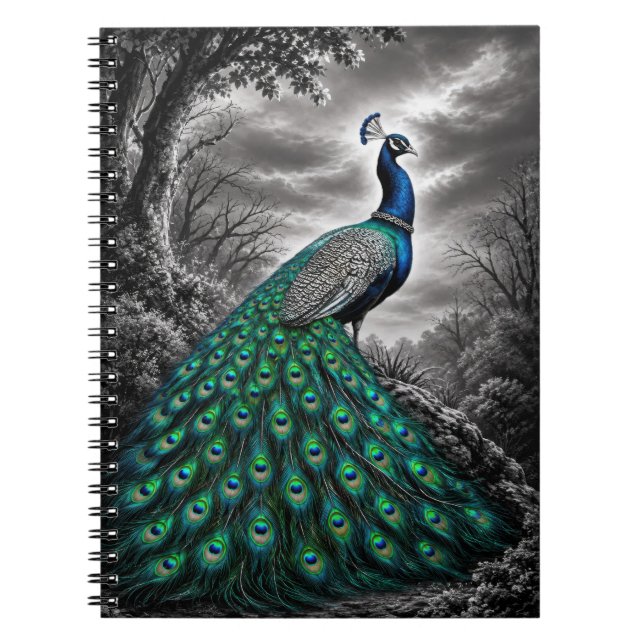Cuaderno Bello Pavón Místico (Frente)