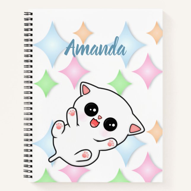 Cuaderno Belly Rub Time Kitten (Anverso)